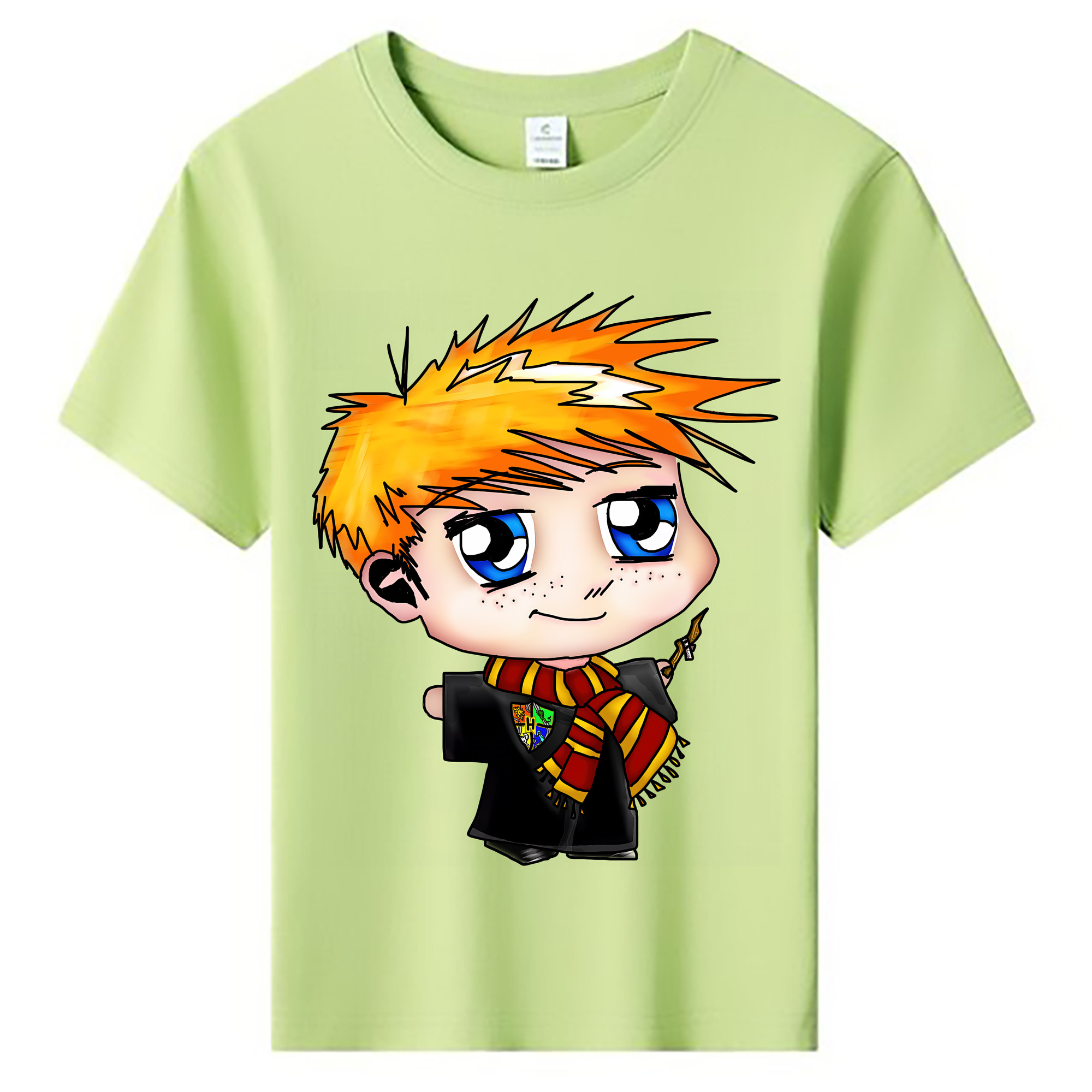 （画像用） Harry Potter ハリー・ポッターシリーズ 綿100％キッズTシャツ（フロントプリント）